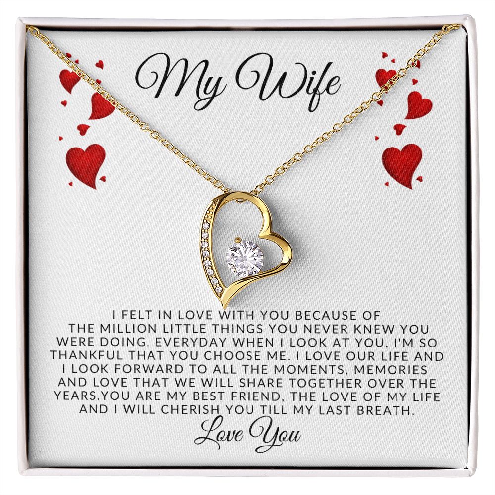 To My Wife l TILL MY LAST BREATH (Forever Love Necklace) - Stacy Style