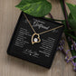 To My Beautiful Girlfriend l I Found You (Forever Love Necklace) - Stacy Style