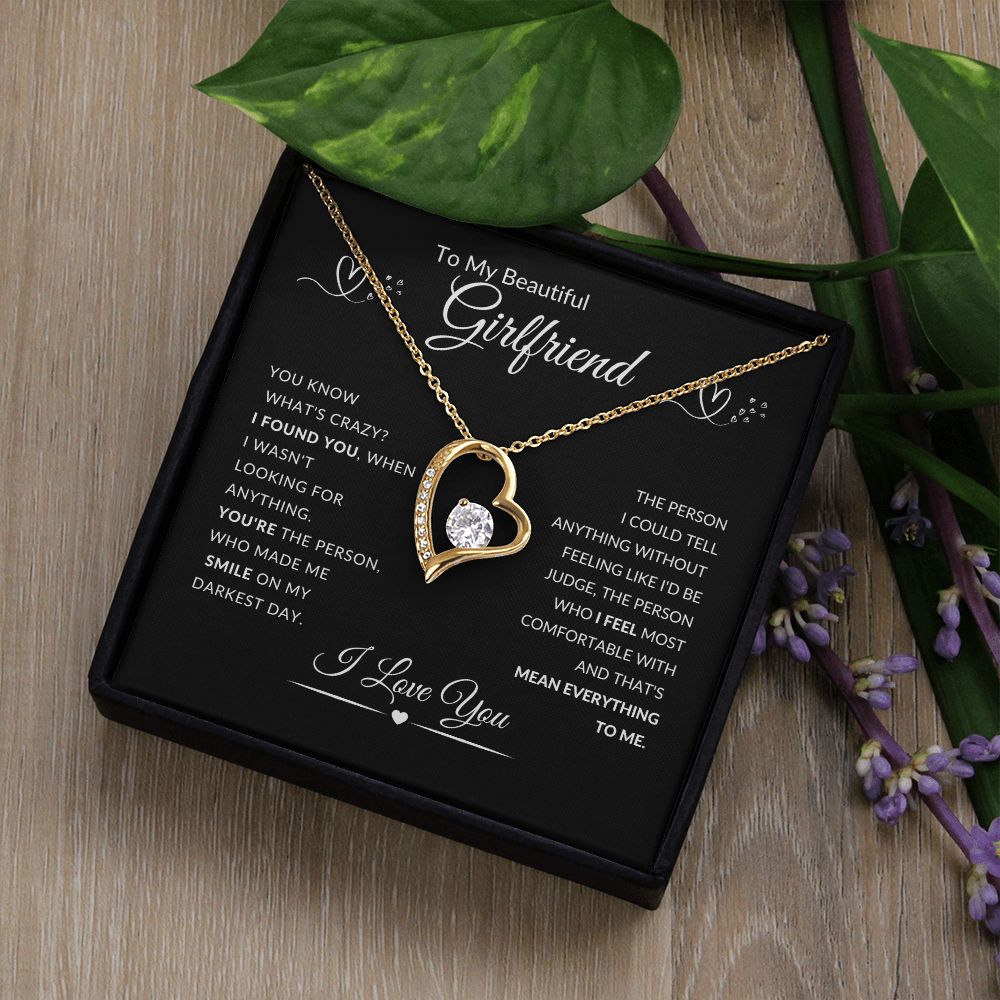 To My Beautiful Girlfriend l I Found You (Forever Love Necklace) - Stacy Style