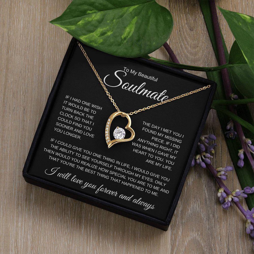 To My Soulmate l Love You (Forever Love Necklace) - Stacy Style