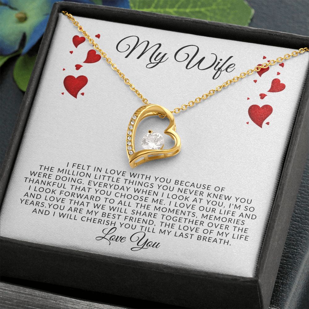 To My Wife l TILL MY LAST BREATH (Forever Love Necklace) - Stacy Style