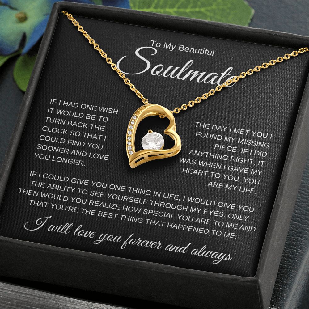 To My Soulmate l Love You (Forever Love Necklace) - Stacy Style
