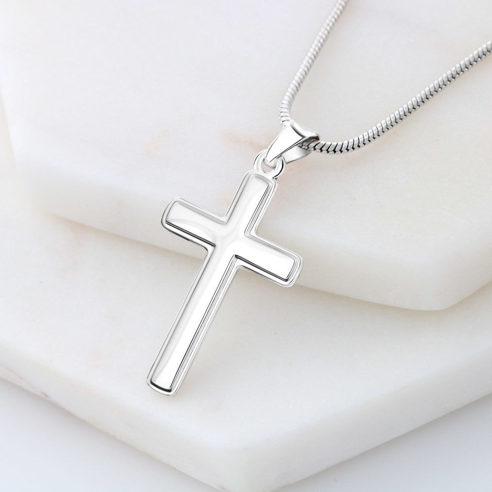 To My Son - I'm Proud of You (Cross Necklace) - Stacy Style