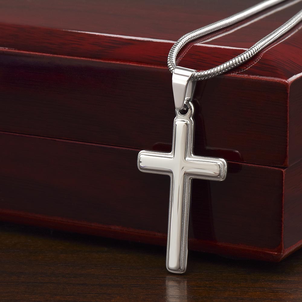 To My Son - I'm Proud of You (Cross Necklace) - Stacy Style